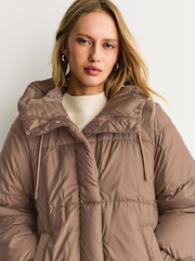 Weekend MaxMara Brown ANFORA Quilted Coat - Image 2 of 11