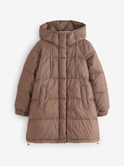 Weekend MaxMara Brown ANFORA Quilted Coat - Image 7 of 11