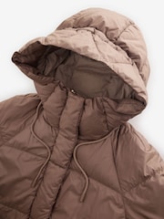 Weekend MaxMara Brown ANFORA Quilted Coat - Image 9 of 11