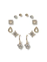 Aela Gold Tone Star Stud Earrings Multipack - Image 1 of 2