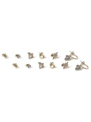 Aela Gold Tone Star Stud Earrings Multipack - Image 2 of 2