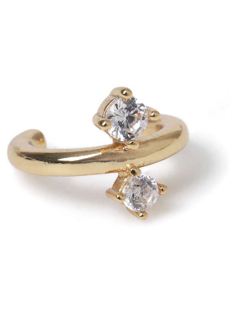 Aela Gold Tone Cubic Zirconia Ear Cuff - Image 1 of 3