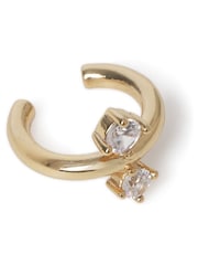 Aela Gold Tone Cubic Zirconia Ear Cuff - Image 2 of 3