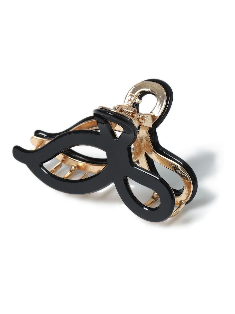 Aela Black Bow Hair Claw - Image 2 of 2