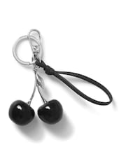 Aela Cherry Black Bag Charm - Image 2 of 3