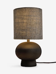 Black Mini Hera Bedside Table Lamp - Image 4 of 5