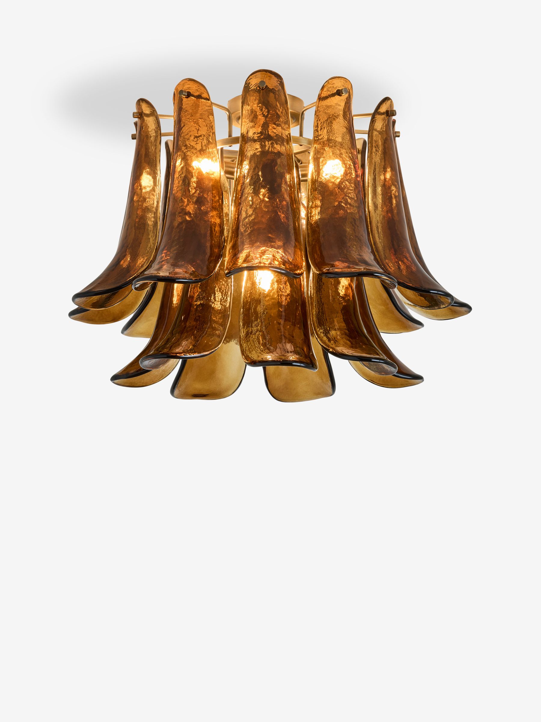 Buy Amber Orange Messina Flush Fitting Ceiling Light from the Next