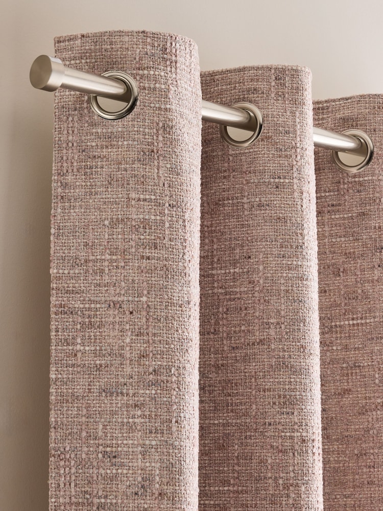 Textured Chenille Eyelet Curtains - Obraz 1 z 5