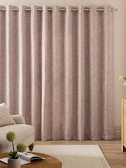 Textured Chenille Eyelet Curtains - Obraz 3 z 5