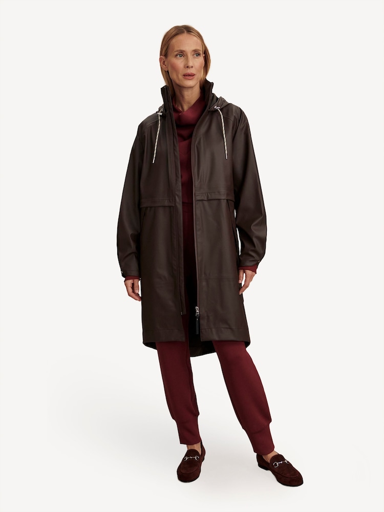 Varley Brown Kirsten Rain Coat - Image 1 of 5