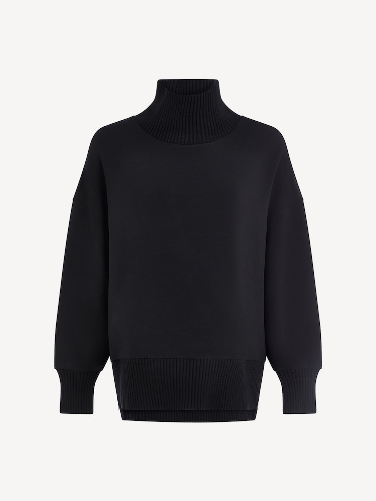 Varley Black Barker High Neck Sweatshirt - Image 7 of 7 Varley Black Barker High Neck Sweatshirt - Image 7 of 7