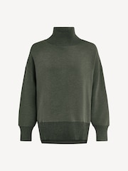 Varley Green Barker High Neck Sweatshirt - Image 8 of 8