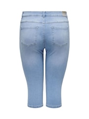 ONLY Curve Blue Denim Capri Jeans - Image 7 of 7