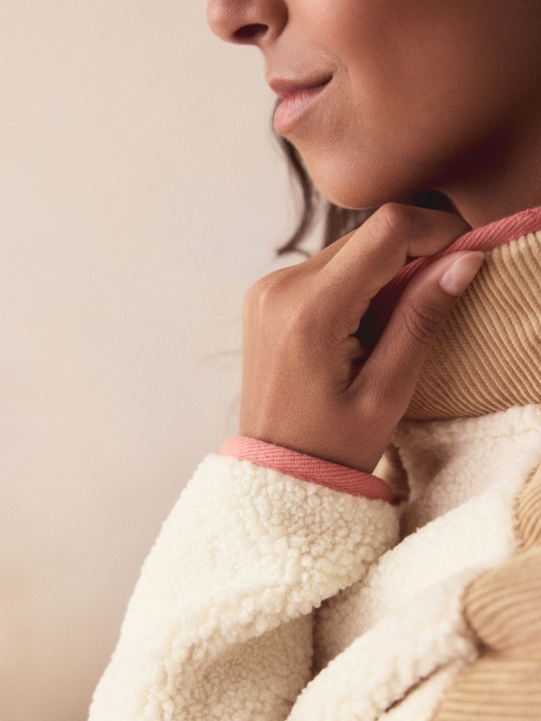 Next：日本 ニュートラル - ボアジャケット from Next Japan