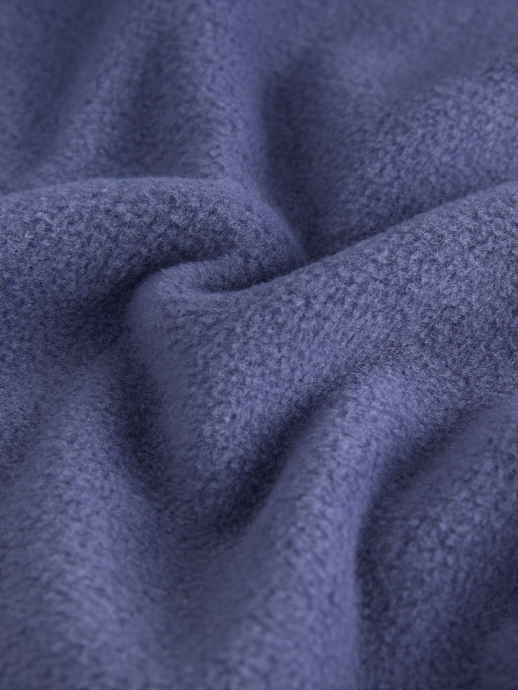 Blue Apres Half Zip Fleece Jumper - Image 2 of 4