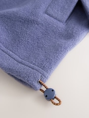 Blue Apres Half Zip Fleece Jumper - Image 3 of 4