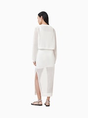 AllSaints White Miro Dress - Image 10 of 11