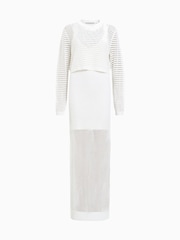 AllSaints White Miro Dress - Image 11 of 11
