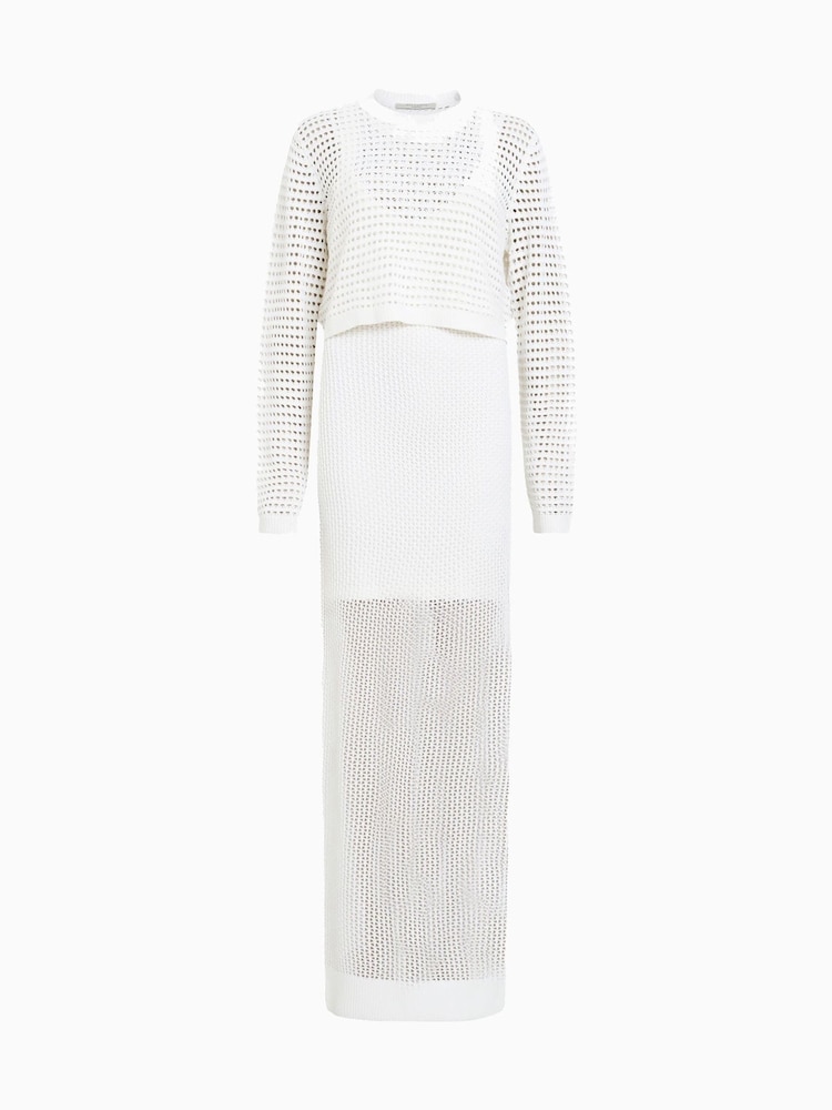 AllSaints White Miro Dress - Image 11 of 11