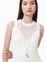 AllSaints White Miro Dress - Image 2 of 11