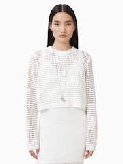 AllSaints White Miro Dress - Image 3 of 11