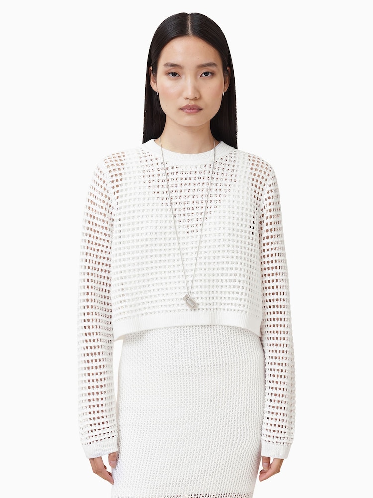 AllSaints White Miro Dress - Image 3 of 11