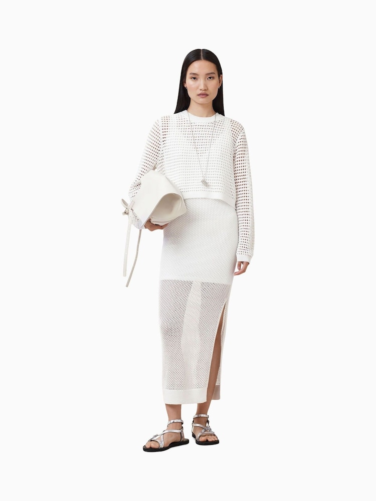 AllSaints White Miro Dress - Image 4 of 11