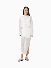 AllSaints White Miro Dress - Image 7 of 11