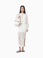 AllSaints White Miro Dress - Image 8 of 11