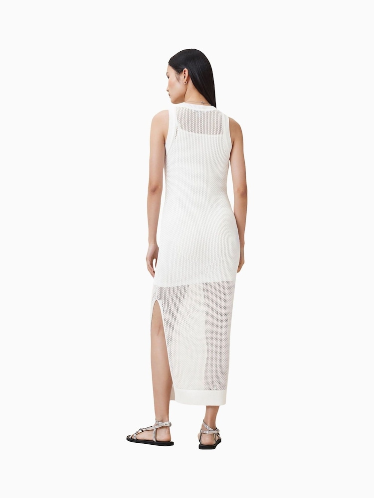 AllSaints White Miro Dress - Image 9 of 11
