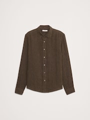 Banana Republic Brown Standard-Fit Linen Shirt - Image 5 of 5