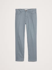 Banana Republic Blue Straight Linen-Cotton Traveler Trousers - Image 4 of 4