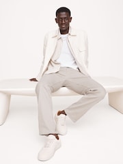 Pantalon de voyage Banana Republic droit en lin et coton - Image 2 of 4