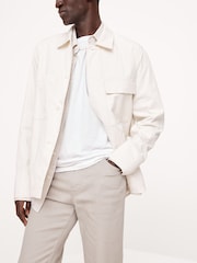 Pantalon de voyage Banana Republic droit en lin et coton - Image 4 of 4