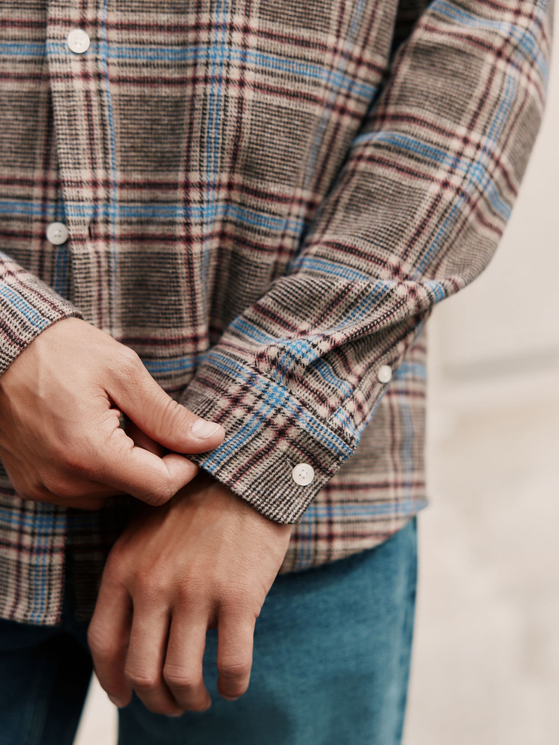 Buy Brown Signature Long Sleeve Check Shirt from Next USA