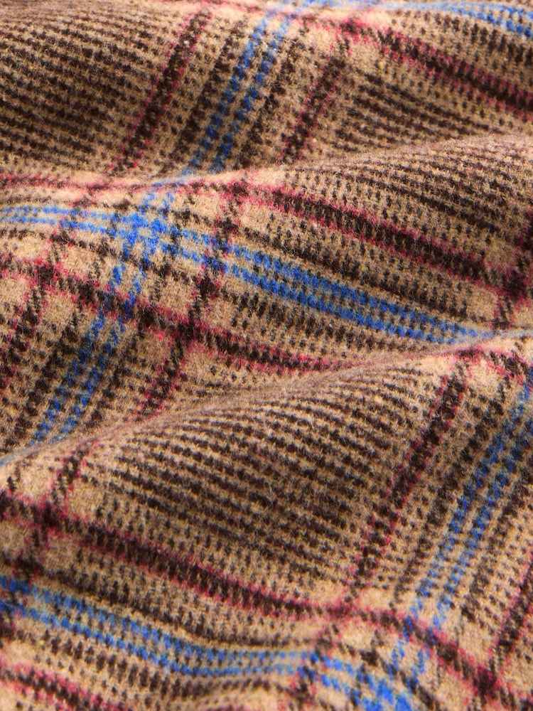 Brown Signature Long Sleeve Check Shirt - Image 6 of 6