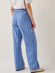 Monsoon Blue Susan Stripe Trousers - Image 3 of 6