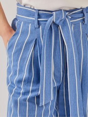 Monsoon Blue Susan Stripe Trousers - Image 5 of 6