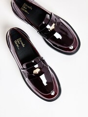 Friends Like These Burgundy Red Coin Hardware Slip-On Comfort Penny Loafer Shoes - Image 3 of 4