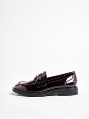 Friends Like These Burgundy Red Coin Hardware Slip-On Comfort Penny Loafer Shoes - Image 4 of 4