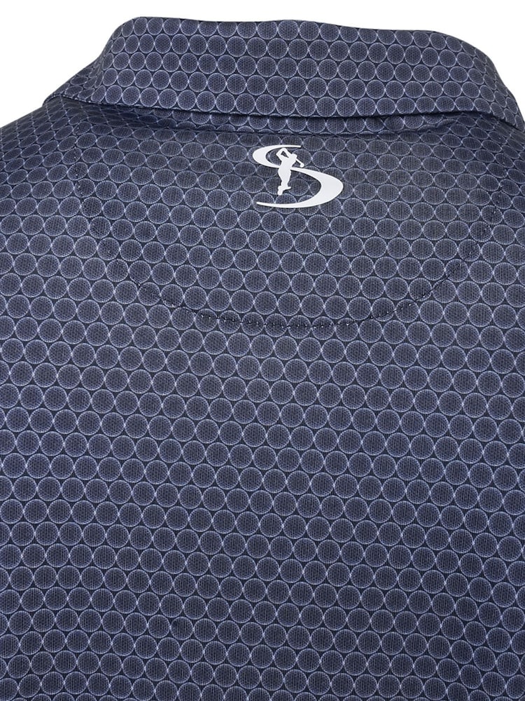 Stromberg Mens Darlington Golf Grey Polo Shirt - Image 4 of 4