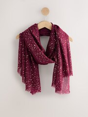 Scattered Gold Foil Lightweight Scarf - Image 1 of 3