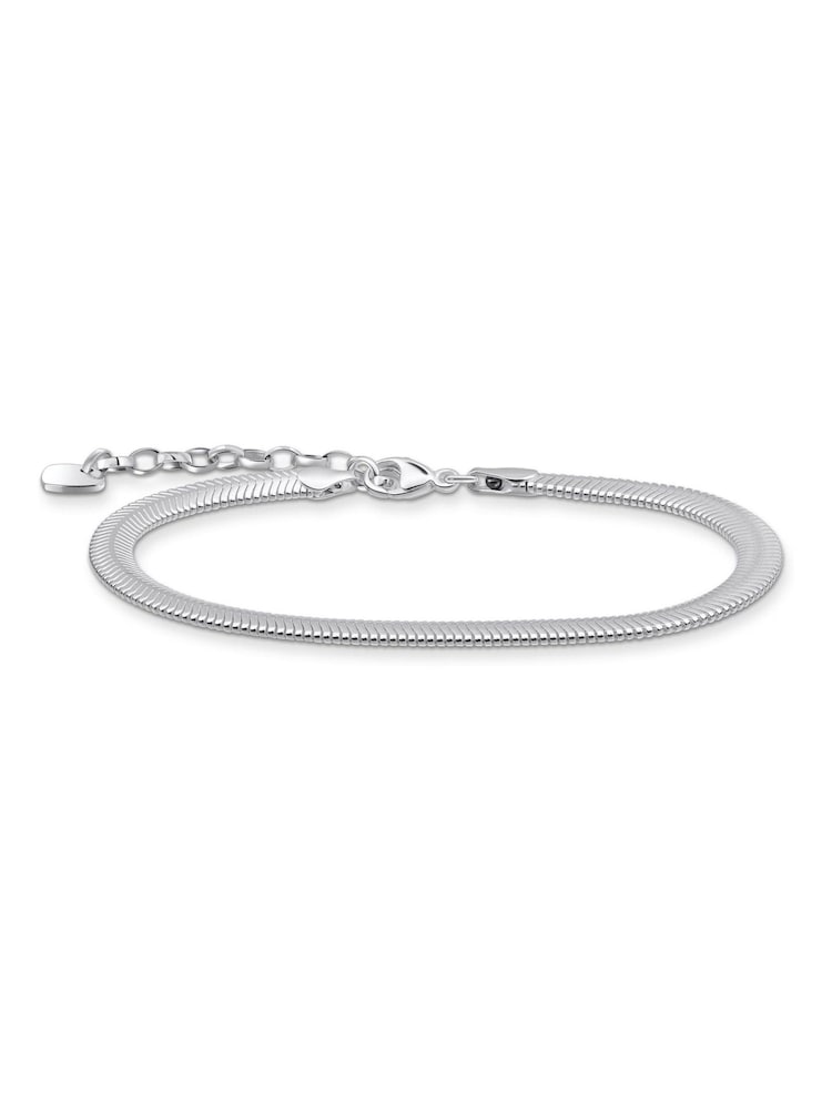 Thomas Sabo Silver Tone Recycled Elegant Snake Bracelet - Image 1 of 2