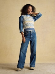 Πλεκτό Γιλέκο με Στρογγυλή Λαιμόκοψη Joules Birds & Bees - Εικόνα 10 του 11