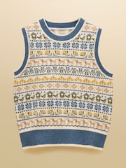 Πλεκτό Γιλέκο με Στρογγυλή Λαιμόκοψη Joules Birds & Bees - Εικόνα 11 του 11