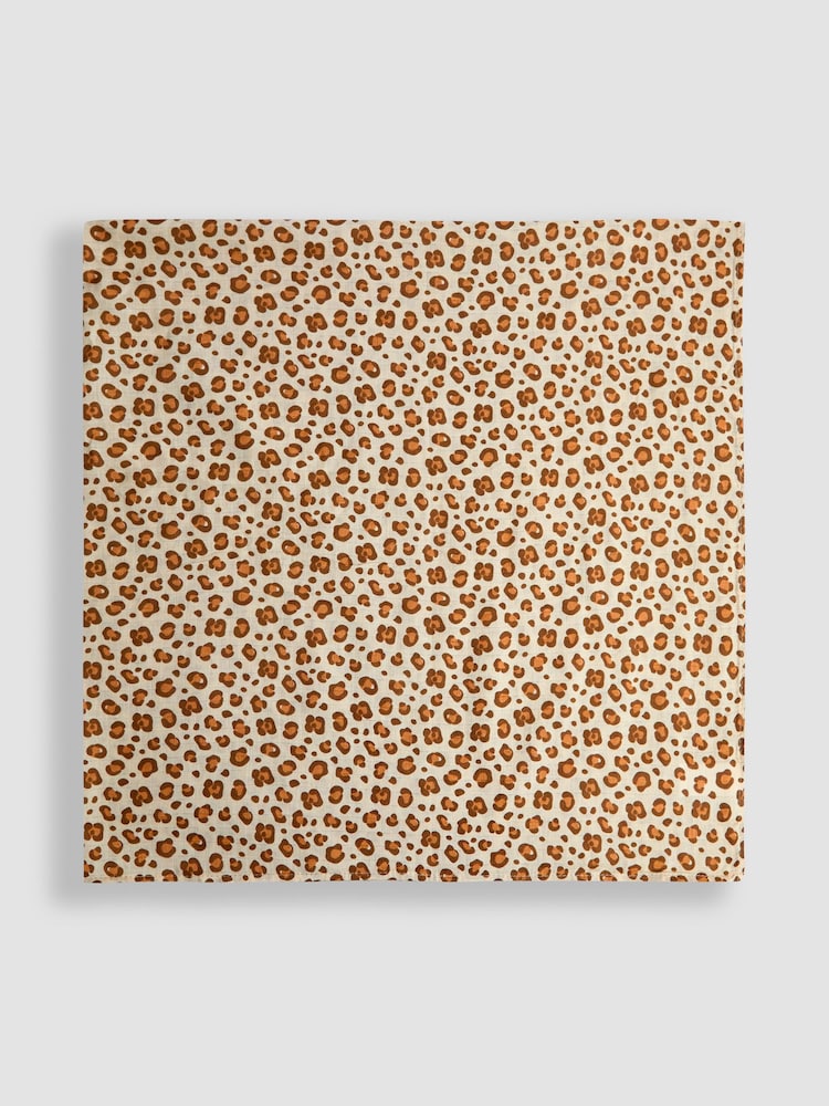 JoJo Maman Bébé Leopard Extra Large Muslin - Image 2 of 3 JoJo Maman Bébé Leopard Extra Large Muslin - Image 2 of 3