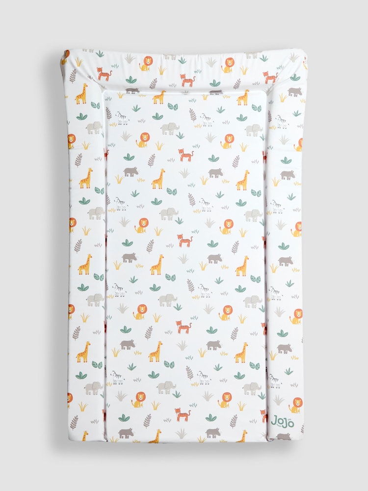 JoJo Maman Bébé White/Print Changing Mat - Image 1 of 2