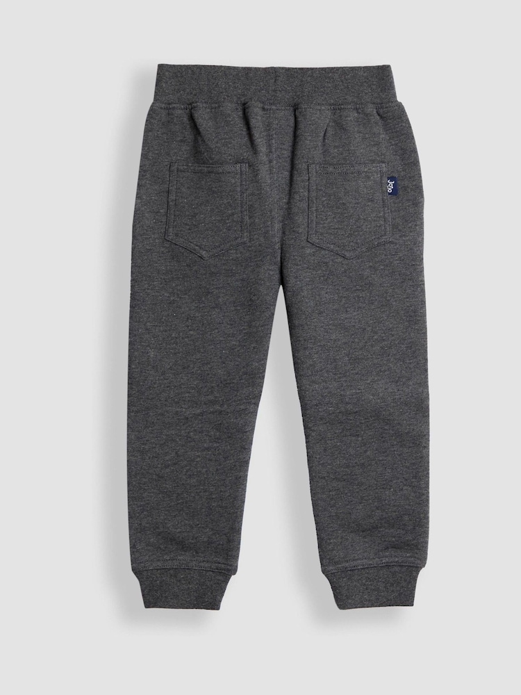 JoJo Maman Bébé Charcoal Grey Space Appliqué Joggers - Image 3 of 3