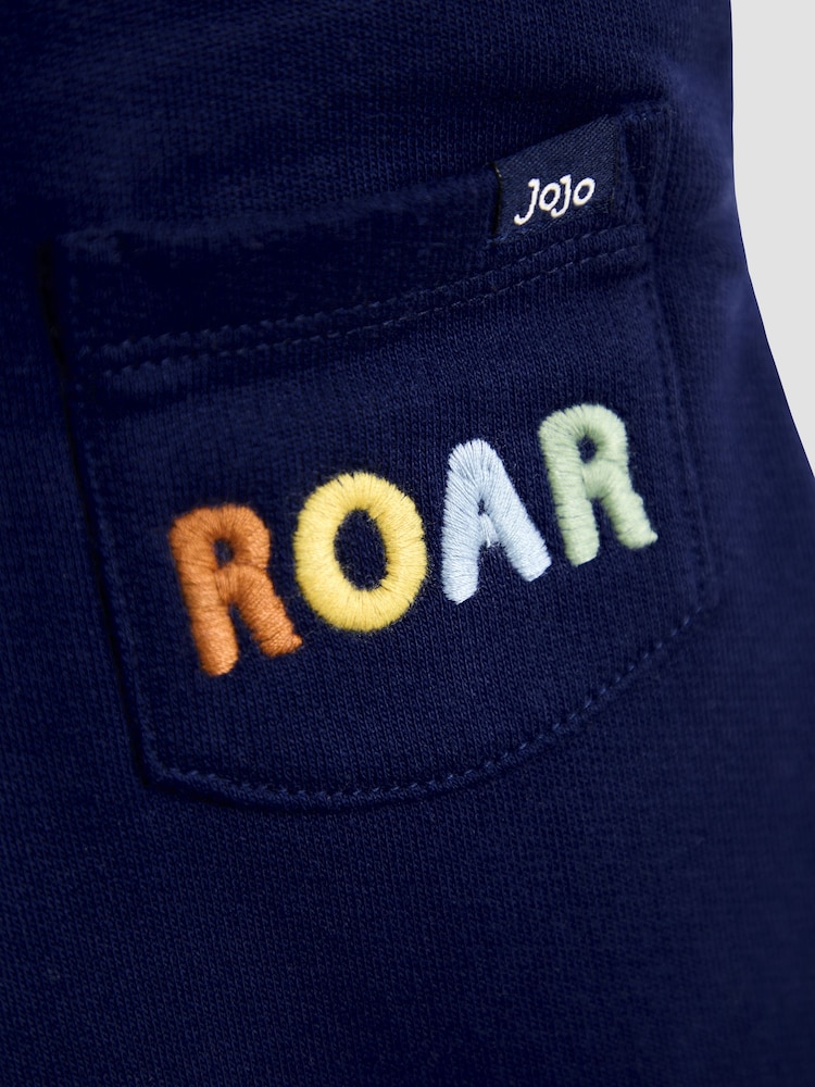 JoJo Maman Bébé Blue Dungarees Set - Image 8 of 8