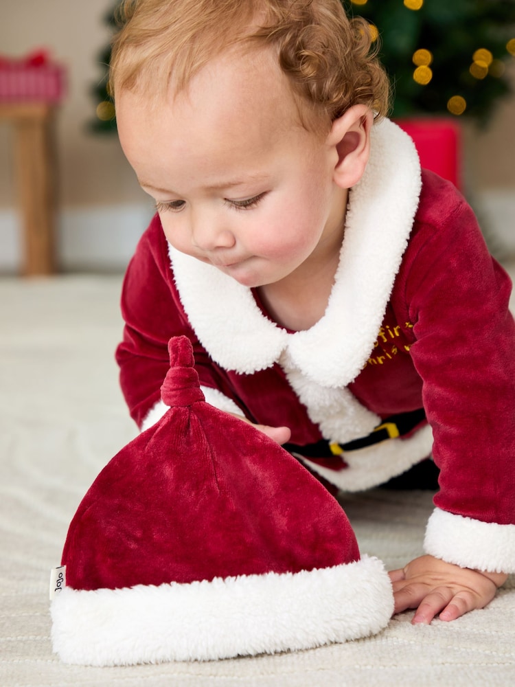Santa Hat Boys My First Christmas Outfit Buy JoJo Maman Bébé Red